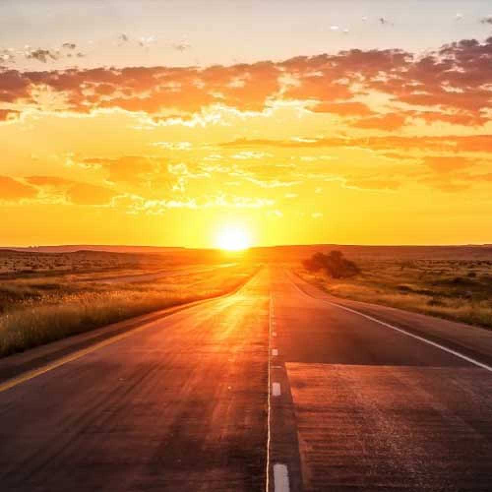 Открытка на каждый день с именем, Армен Счастливого пути солнечный свет, закат Прикольная открытка с пожеланием онлайн скачать бесплатно 