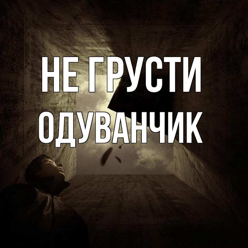 Картинка Не грусти, Одуванчик