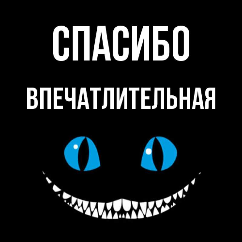 Картинка Спасибо, впечатлительная