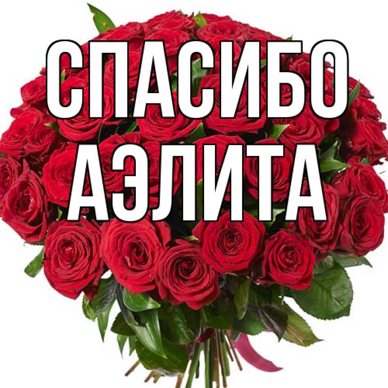 Картинка Спасибо, Аэлита