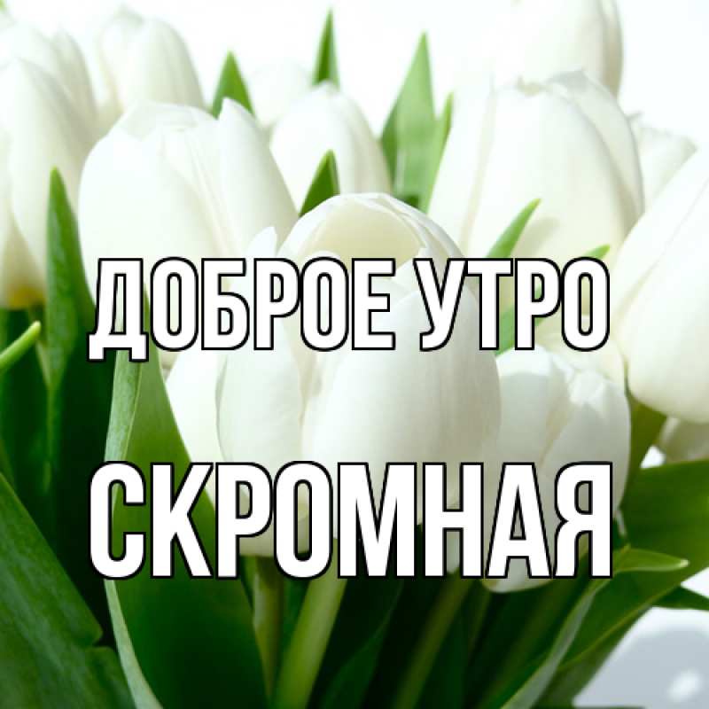 Картинка Доброе утро, скромная