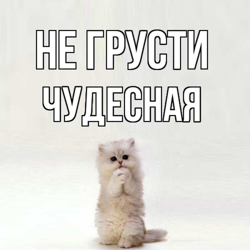Картинка Не грусти, Чудесная