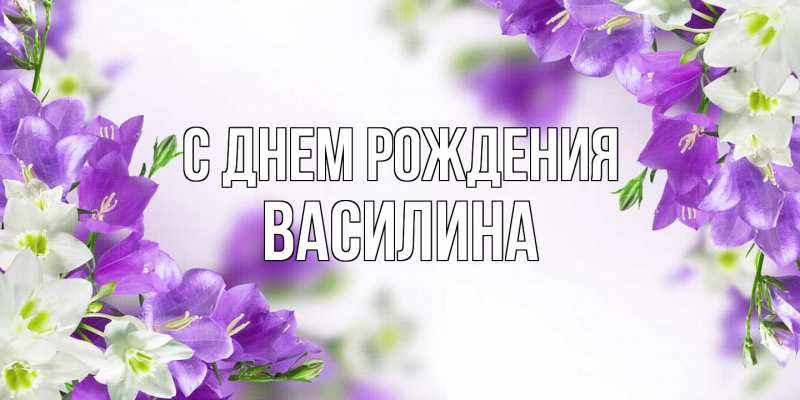 Картинка С днем рождения, Василина