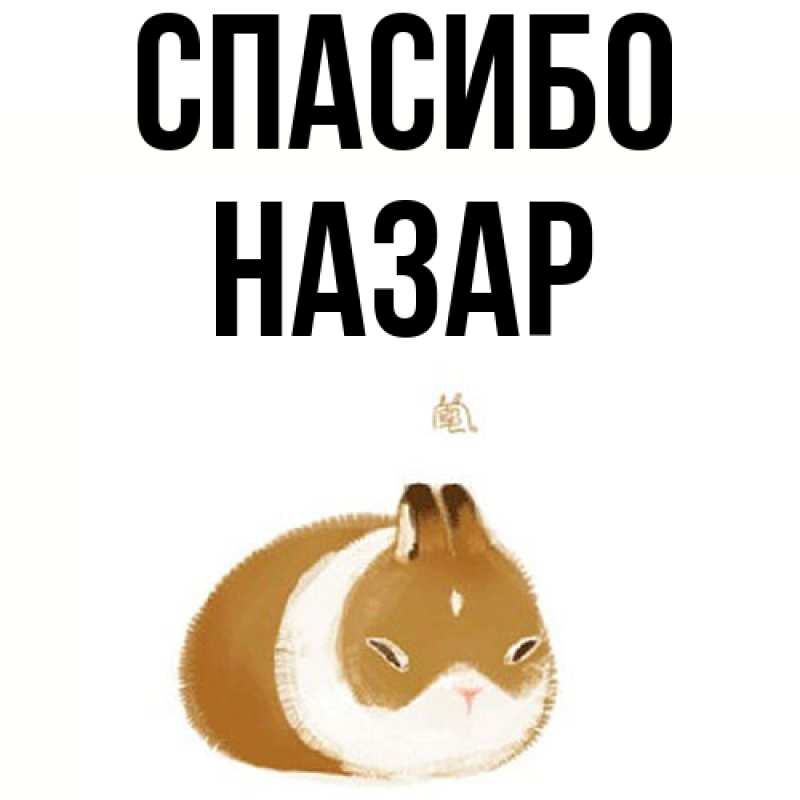 Картинка Спасибо, Назар