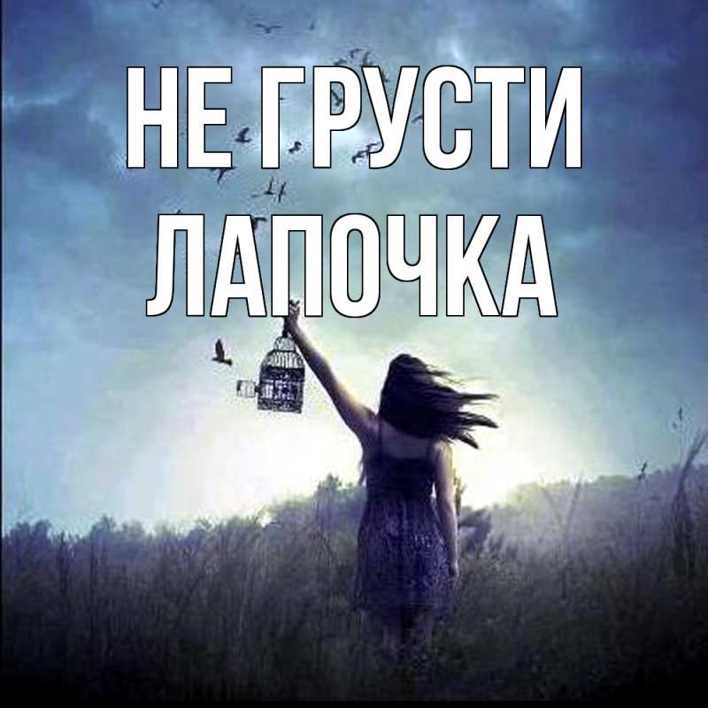 Картинка Не грусти, лапочка