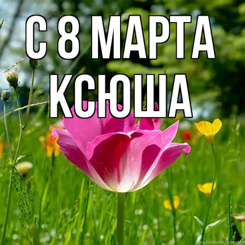 Картинка C 8 МАРТА, Ксюша