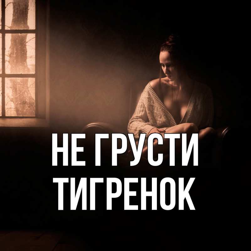Картинка Не грусти, Тигpенок