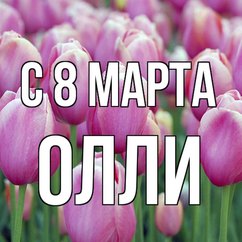 Картинка C 8 МАРТА, Олли