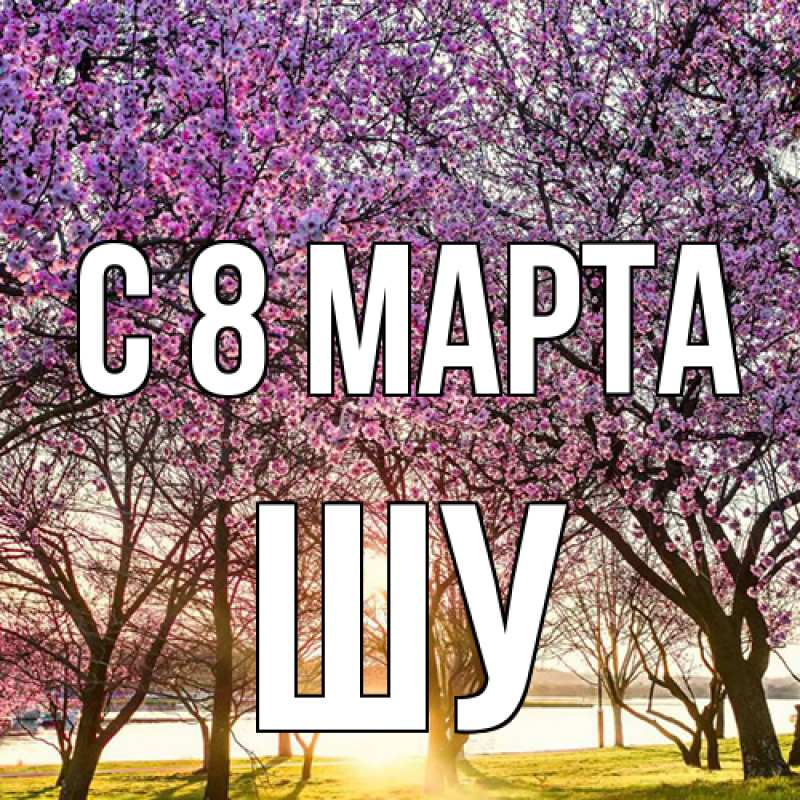 Картинка C 8 МАРТА, Шу