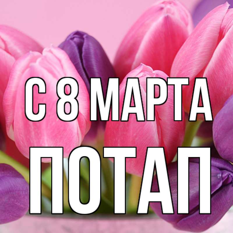 Картинка C 8 МАРТА, Потап