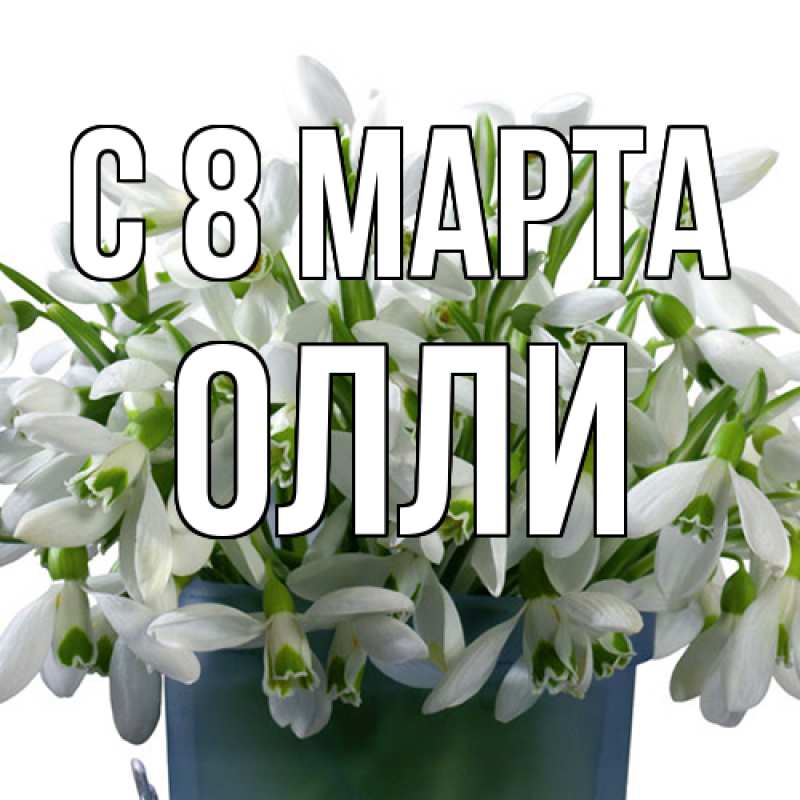 Картинка C 8 МАРТА, Олли