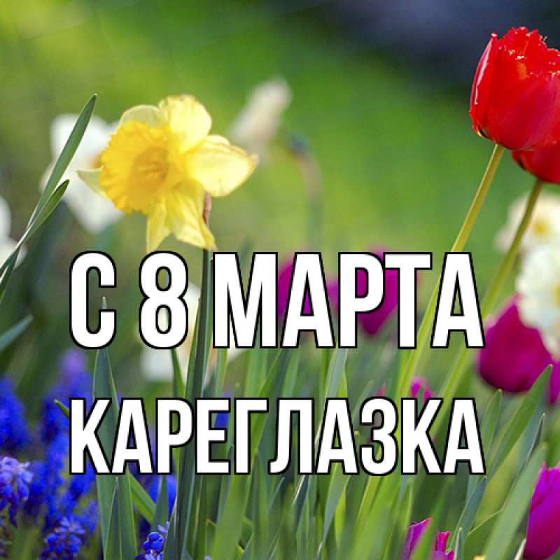 Картинка C 8 МАРТА, кареглазка