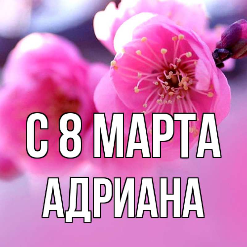 Картинка C 8 МАРТА, Адриана