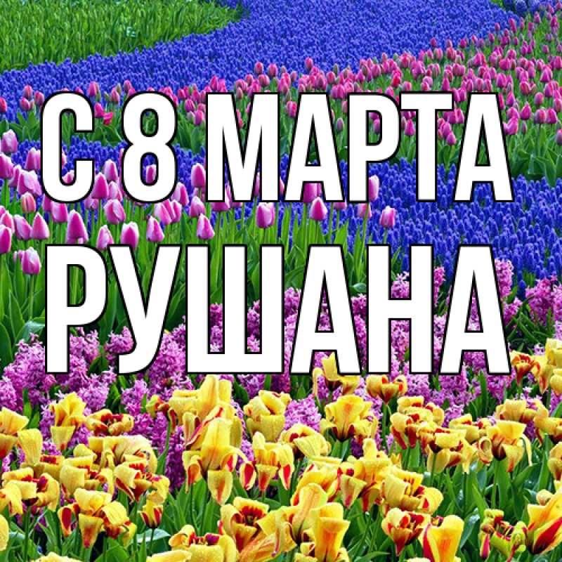 Картинка C 8 МАРТА, Рушана