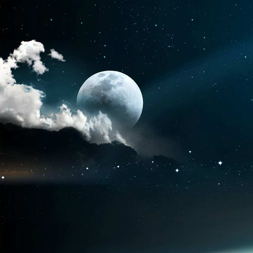 Открытка на каждый день с именем, пухлик Спокойной ночи облака в лунном свете Прикольная открытка с пожеланием онлайн скачать бесплатно 