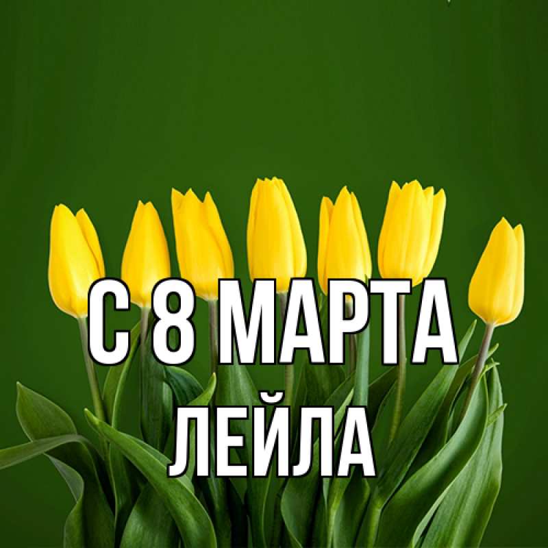 Картинка C 8 МАРТА, Лейла