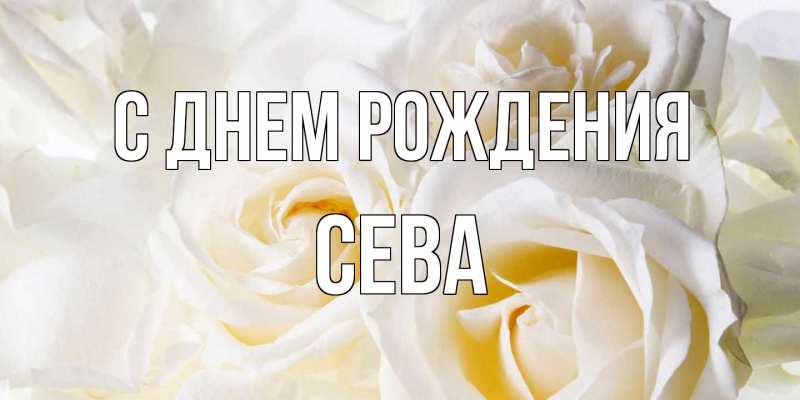 Картинка С днем рождения, Сева