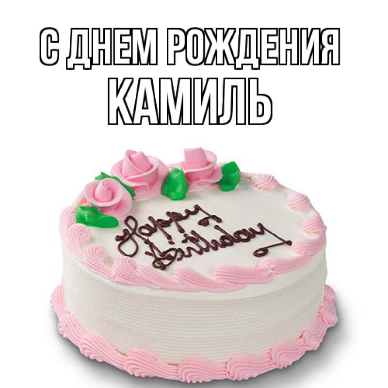 Картинка С днем рождения, Камиль