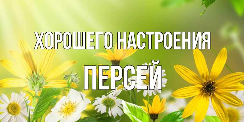 Картинка Хорошего настроения, Персей