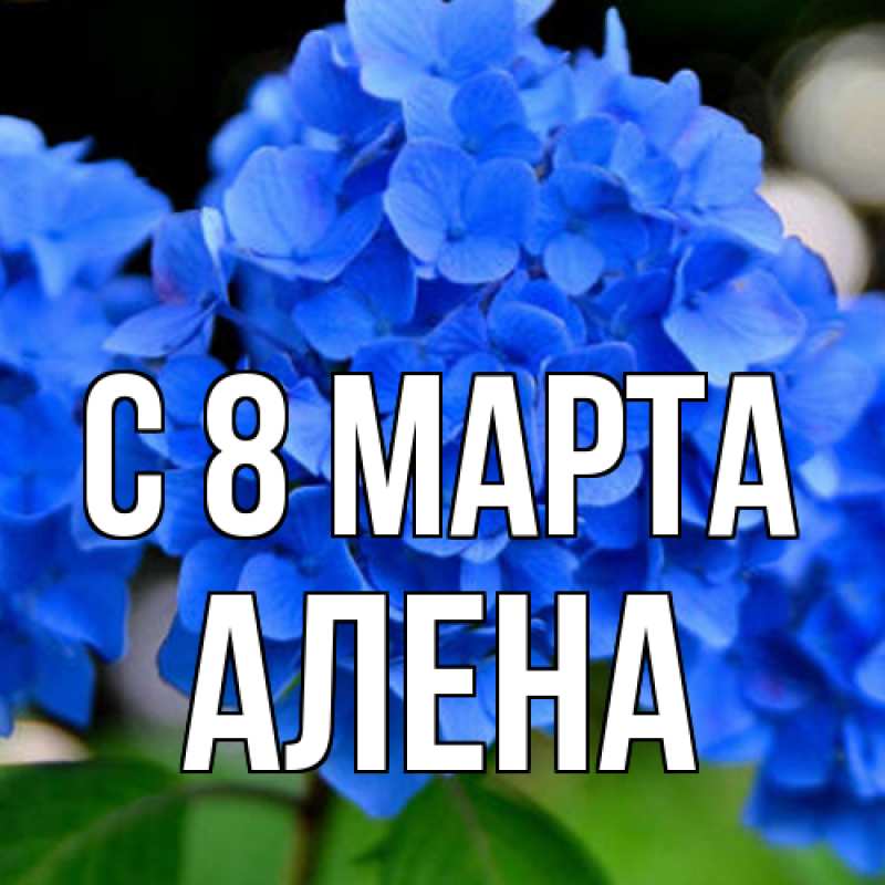 Картинка C 8 МАРТА, Алена