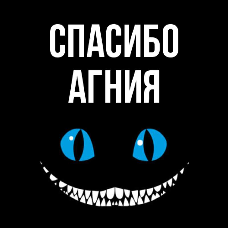 Картинка Спасибо, Агния