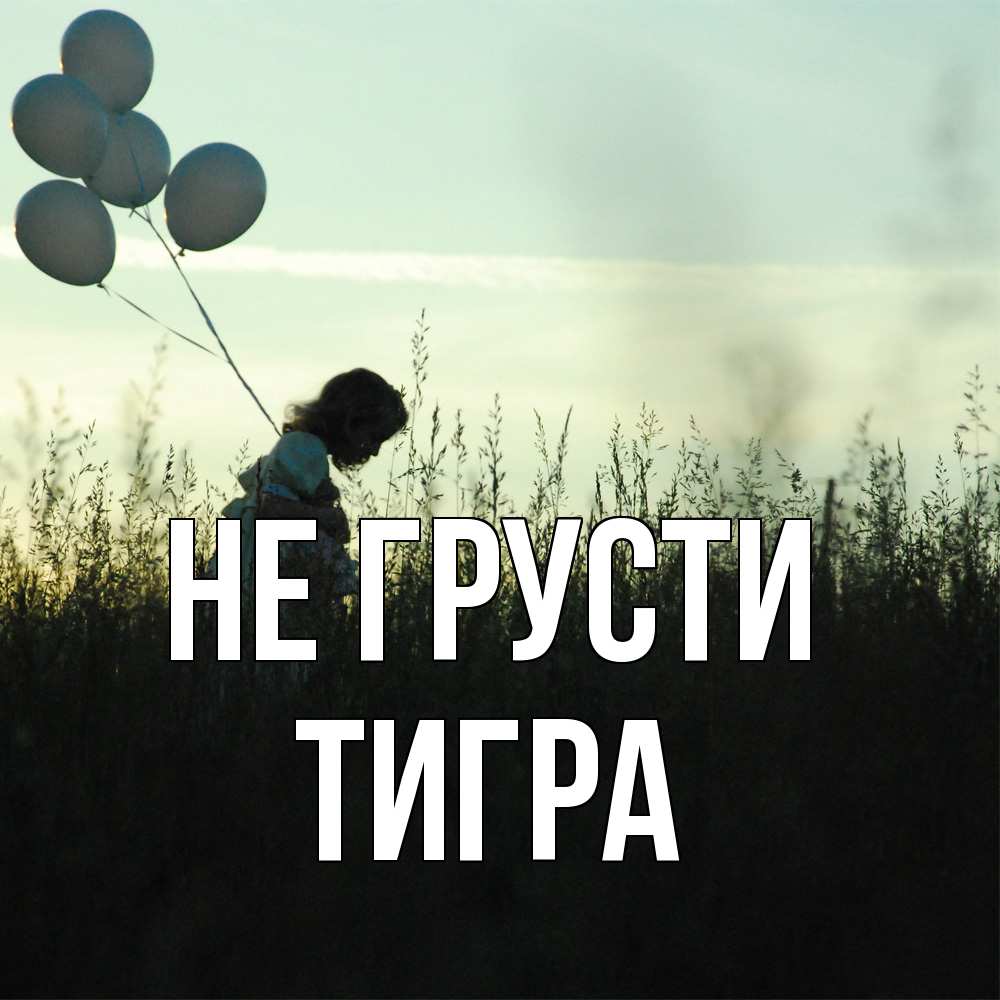 Открытка на каждый день с именем, Тигра Не грусти ребенок Прикольная открытка с пожеланием онлайн скачать бесплатно 