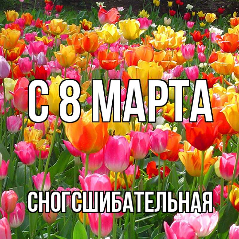 Картинка C 8 МАРТА, сногсшибательная
