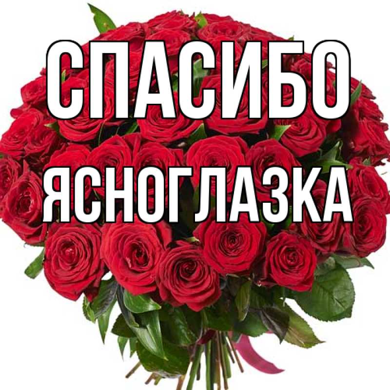 Картинка Спасибо, ясноглазка