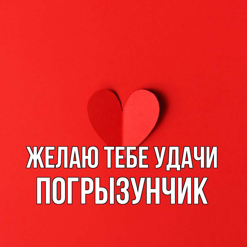 Открытка на каждый день с именем, Погрызунчик Желаю тебе удачи пусть повезет для любимых 1 Прикольная открытка с пожеланием онлайн скачать бесплатно 