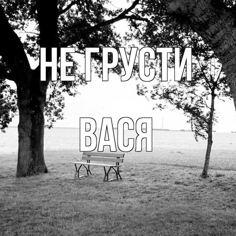 Картинка Не грусти, Вася