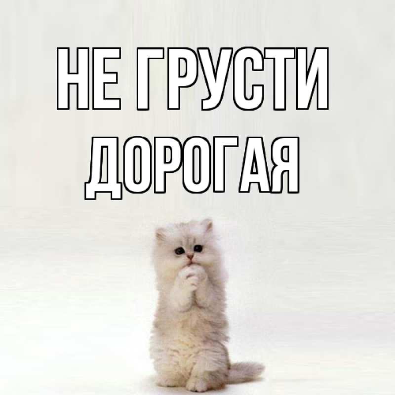 Картинка Не грусти, Дорогая