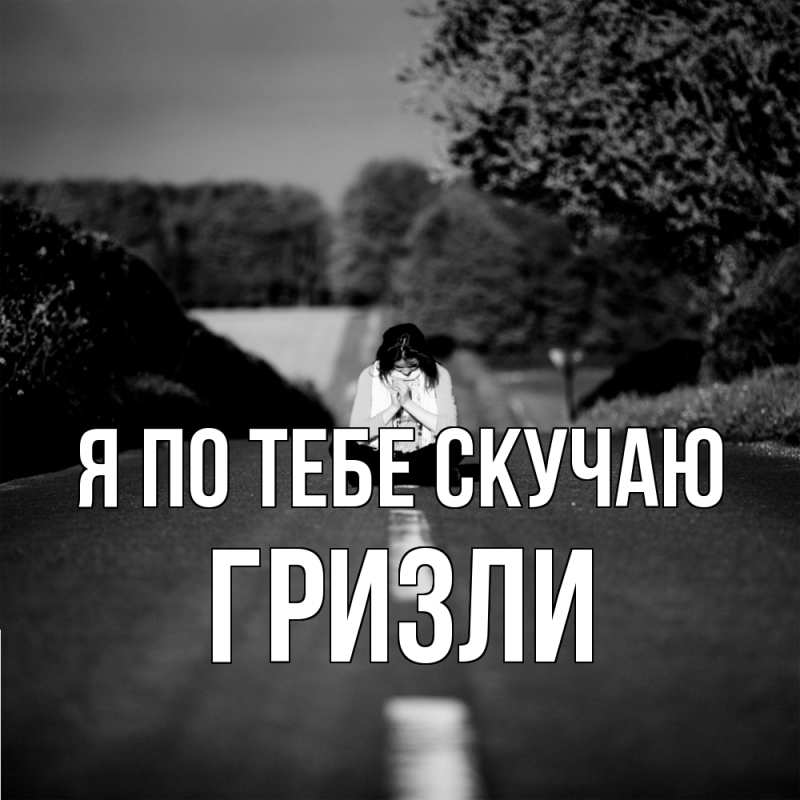 Картинка Я по тебе скучаю, Гризли