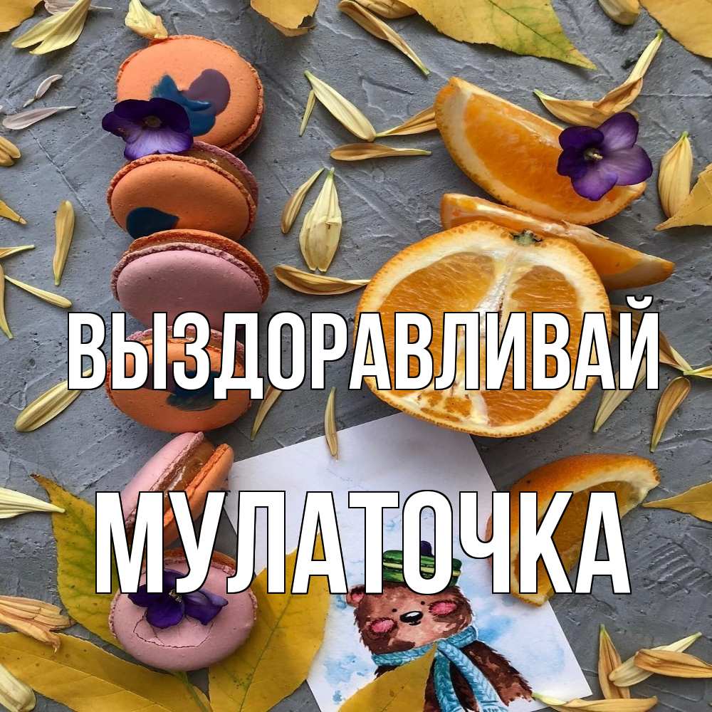 Открытка на каждый день с именем, Мулаточка Выздоравливай не болейте Прикольная открытка с пожеланием онлайн скачать бесплатно 