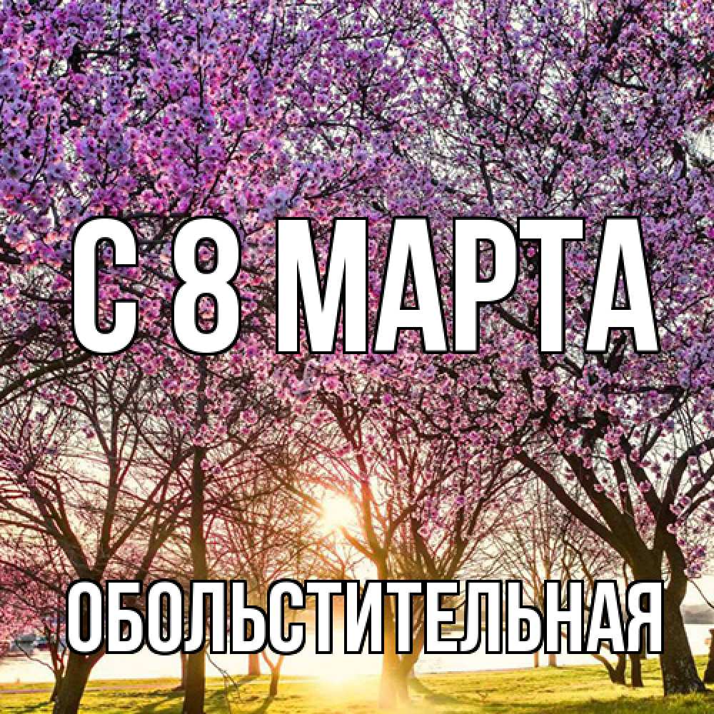 Открытка на каждый день с именем, Обольстительная C 8 МАРТА международный женский день Прикольная открытка с пожеланием онлайн скачать бесплатно 