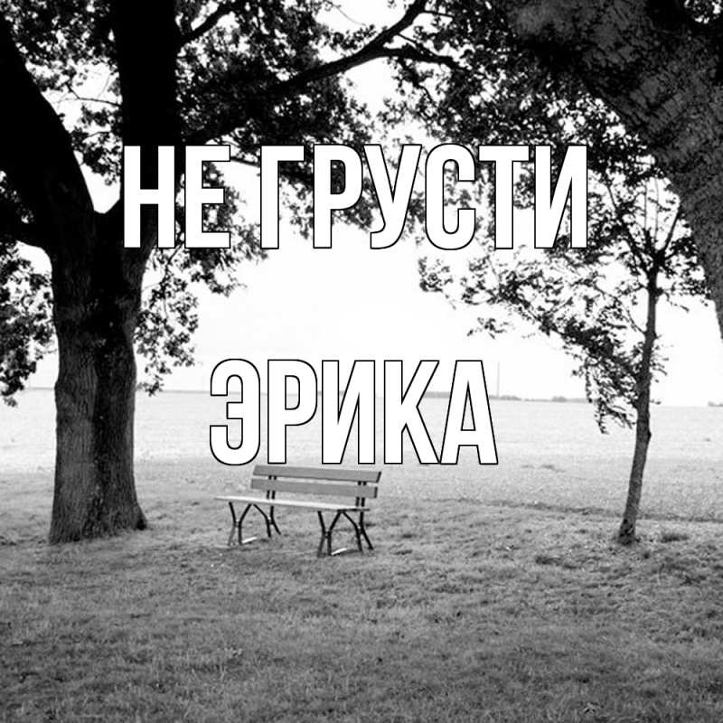 Картинка Не грусти, Эрика