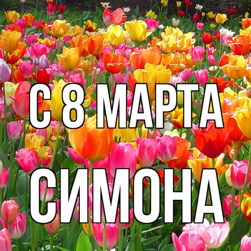 Картинка C 8 МАРТА, Симона