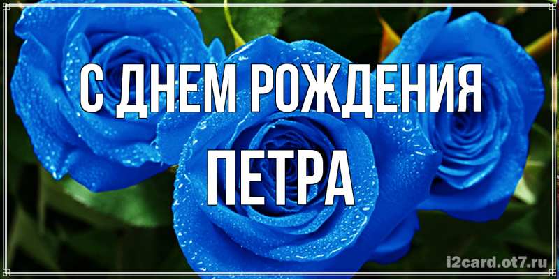 Картинка С днем рождения, Петра