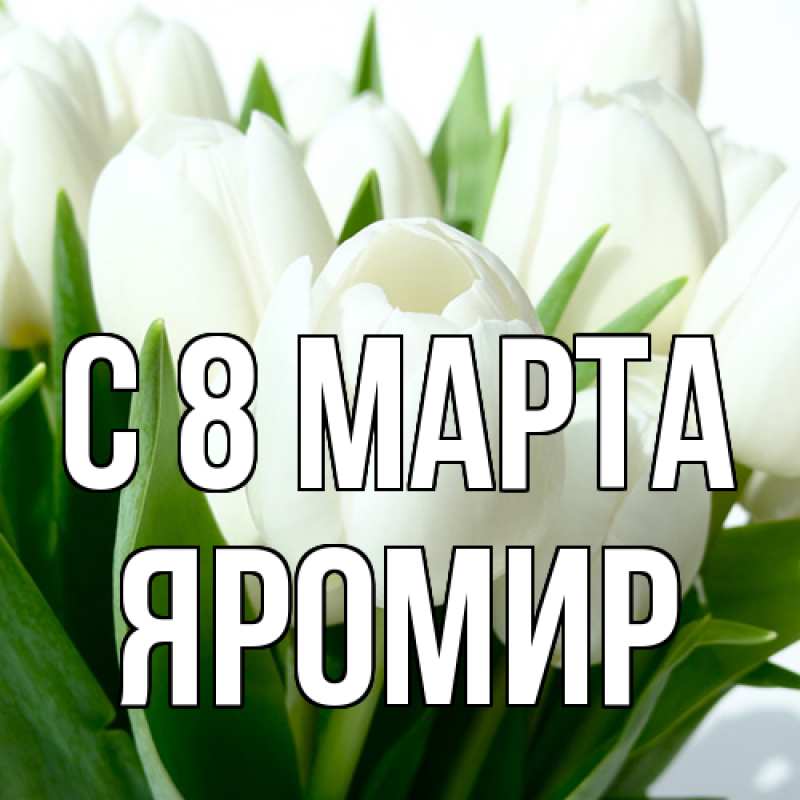 Картинка C 8 МАРТА, Яромир