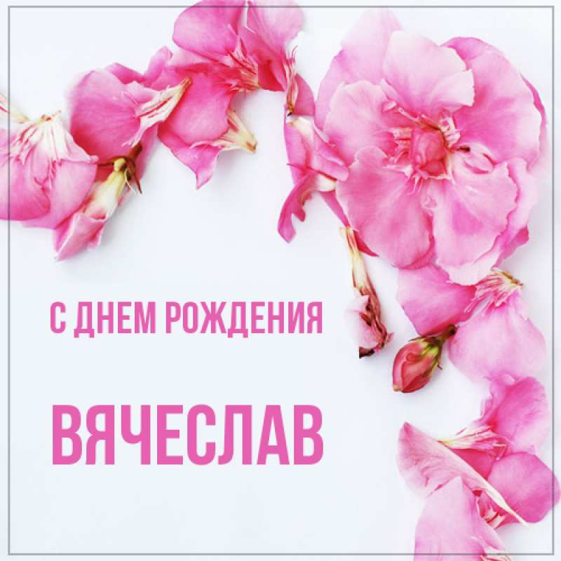 Картинка С днем рождения, Вячеслав
