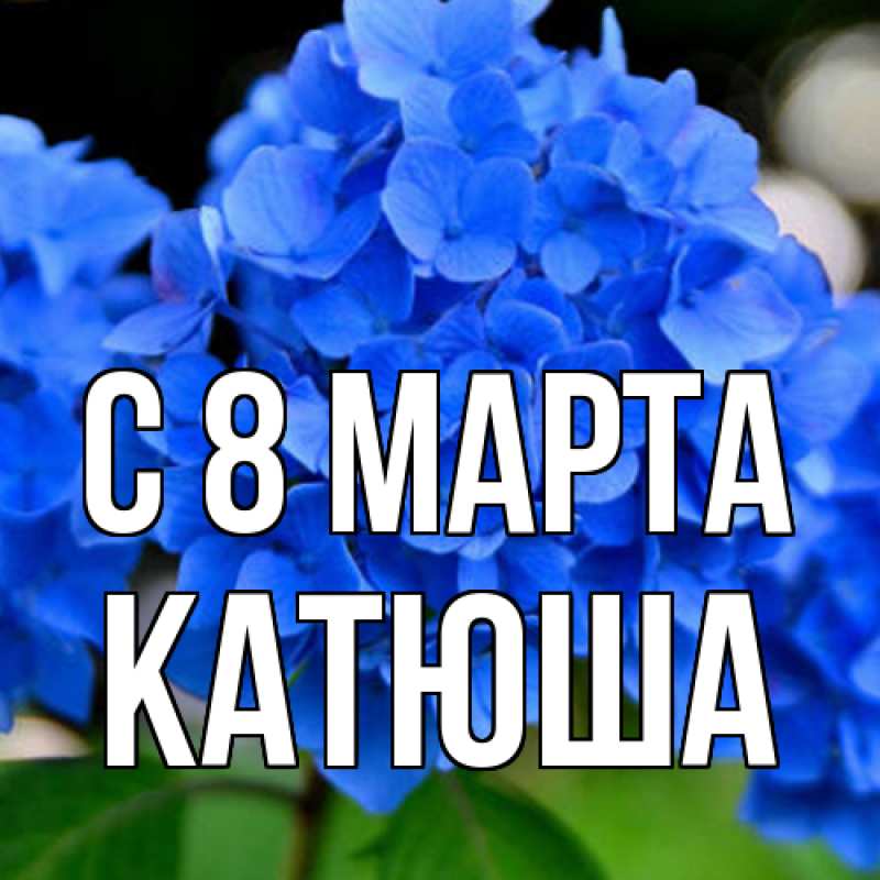 Картинка C 8 МАРТА, Катюша