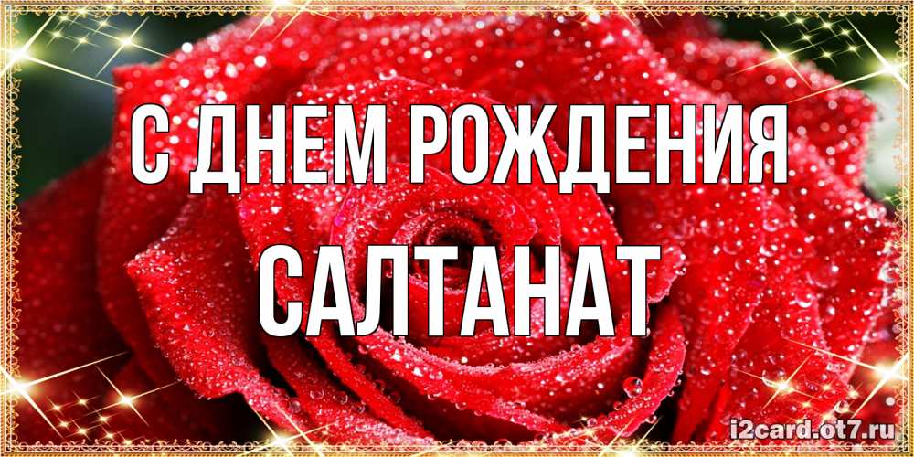 Открытка на каждый день с именем, Салтанат С днем рождения роса и роза. открытка с красивой розой Прикольная открытка с пожеланием онлайн скачать бесплатно 