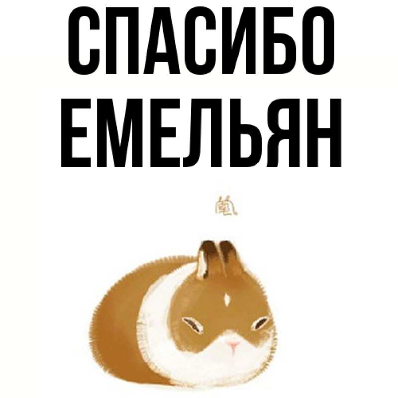 Картинка Спасибо, Емельян