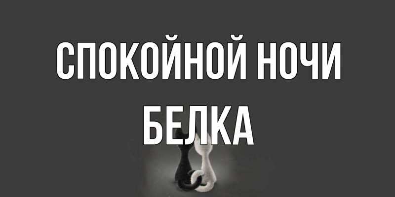 Картинка Спокойной ночи, Белка