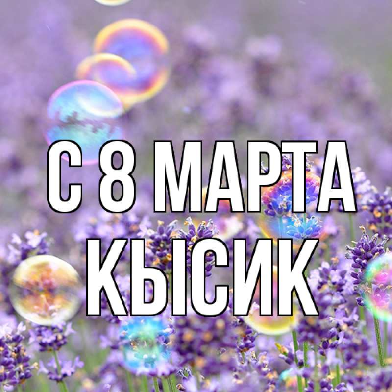 Картинка C 8 МАРТА, Кысик