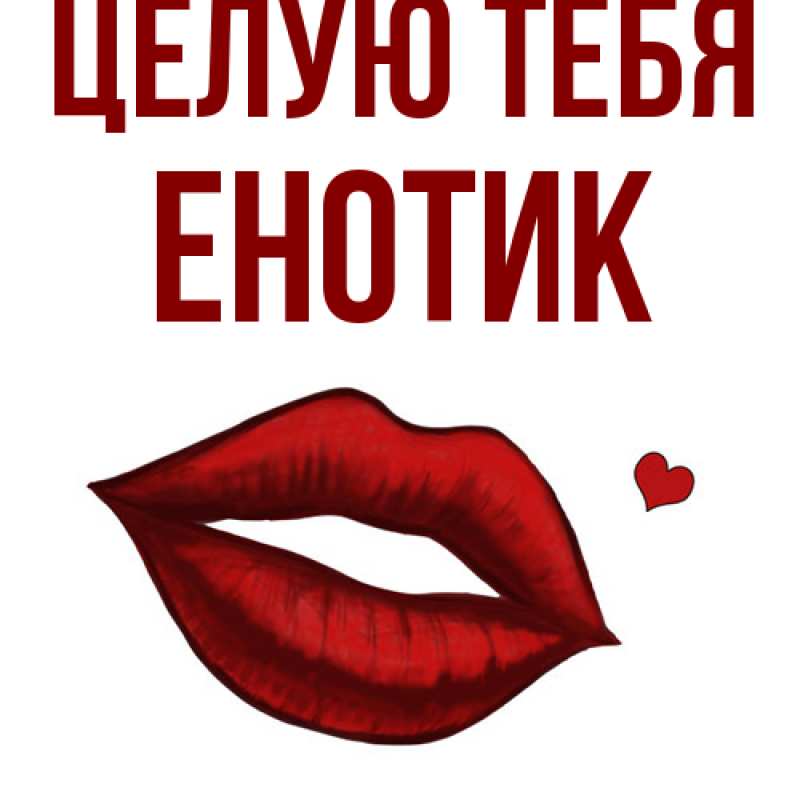 Картинка Целую тебя, Енотик