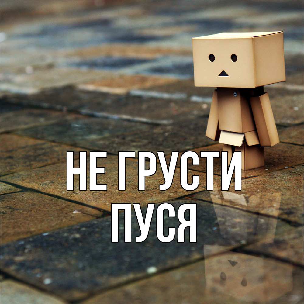 Открытка на каждый день с именем, Пуся Не грусти Стив Прикольная открытка с пожеланием онлайн скачать бесплатно 