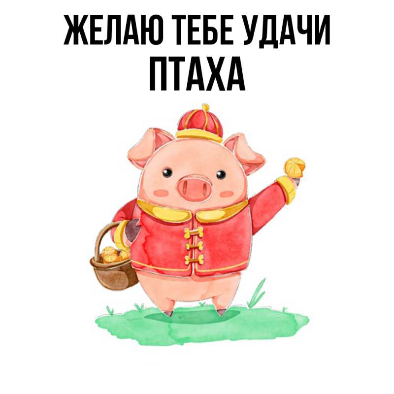 Картинка Желаю тебе удачи, Птаха