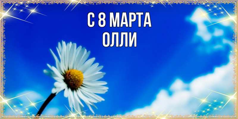 Картинка C 8 МАРТА, Олли