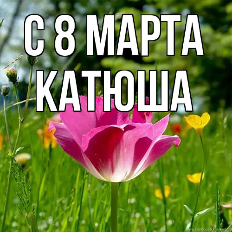 Картинка C 8 МАРТА, Катюша