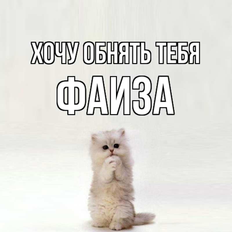 Картинка Хочу обнять тебя, Фаиза